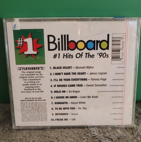 Billboard #1 Hits Of The 90's C.D - Picture 2 of 3